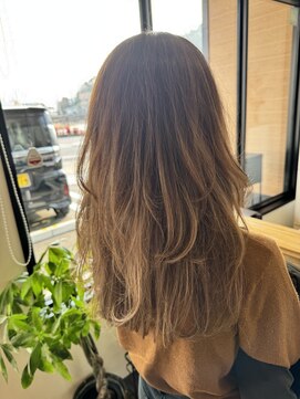 トップヘアー 池の内店(TOP HAIR) ミディアムレイヤー/ミディアムウルフ/ハイライト