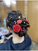成人式ヘアセット