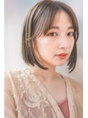 銀座　ボブ　ワンカール　ストレート　髪質改善
