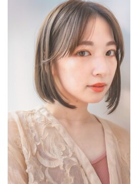 ロウ 銀座(RAW) 銀座　ボブ　ワンカール　ストレート　髪質改善