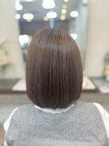 ヘア ルミナス バイ フォルテ(HAIR LUMINAS by FORTE)&nbsp;モテヘア愛され結べるボブナチュラルカールグレージュ