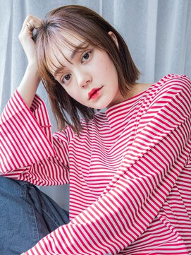 レゴ(REGO) 大人ガーリー#ダークアッシュミディアムレイヤーカット