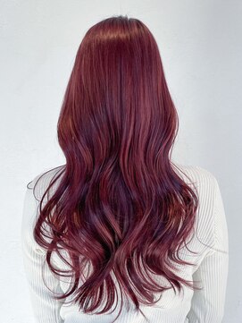シオン(shion) 顔周りレイヤーロング韓国ヘアダブルカラー_ba540912