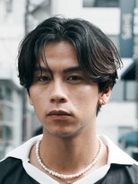 フィフス(fifth)&nbsp;原宿フェザーパーマメンズカット毛流れセンターパート20代fifth