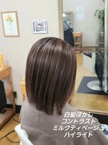 シャルシェ(Chercher)&nbsp;白髪ぼかし★コントラストミルクティベージュハイライト