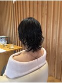 ハッシュカット×パーマ