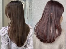 まるで美髪カラー？！【ブリーチなしダブルカラー】で圧倒的な透明感と艶髪へ!前髪/韓国/くびれ/顔周り新潟