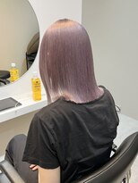ヴィア 京都烏丸(Via)&nbsp;ピンクラベンダー/ケアブリーチ/ダブルカラー/ハイトーン