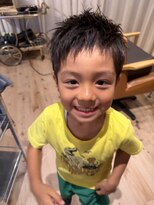 ヘアサロン アプリ(hair salon APPLI)&nbsp;やんちゃキッズの爽やかショート