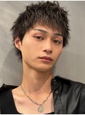 men's/メンズ/メンズカット/韓国/黒染/顔周り/ダウンバング/池袋