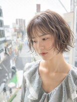 ビハインドザカーテン(BEHIND THE CURTAIN) くせ毛を活かした抜け感レイヤーボブ