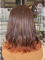 エデル(ederux)&nbsp;グラデーションカラー、裾カラー