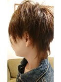20代30代40代小顔ハンサムショートアッシュレイヤーブラウン