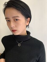 ヘアー アイス ルーチェ(HAIR ICI LUCE) 担当 西田 ハンサムショート オシャレショート 黒髪ヘア