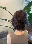 ショート　ハーフアップ♪