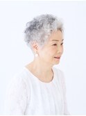 【えがお美容室】60代70代に人気☆似合わせショートカール
