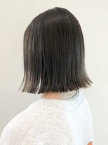 アイティーバイアルバム 藤沢店(IT by ALBUM) オリーブグレージュ切りっぱなしボブ_カーキグレージュ_ba320061