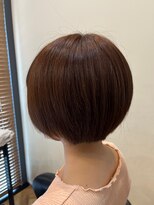 アルター(aL ter)&nbsp;ミニボブ×オレンジベージュカラー