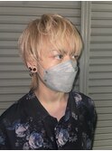 ホワイトミルクティー×ウルフショート