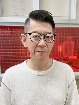 メリケンバーバーショップ トーキョー(MERICAN BARBERSHOP TYO) YS STILE.束感ショート.波巻き.ハイライト.マッシュパーマ131