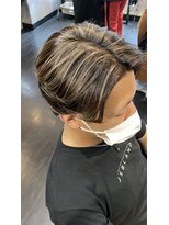 ヘア フラッグ 西葛西店(hair flag)&nbsp;【メンズハイライト】くっきりとした筋感