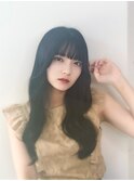 美髪韓国風ウェーブヘア