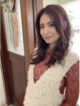 グランジュテ(grandjute) レイヤーカット カラー ハイライト デジタルパーマ