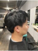 メンズショートマッシュレイヤー