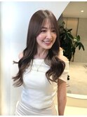 韓国風/顔周りレイヤー/髪質改善/韓国ヘア