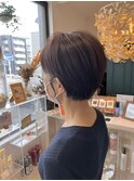 襟足改善耳かけショート