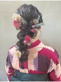 卒業式袴着付け×ヘアセット
