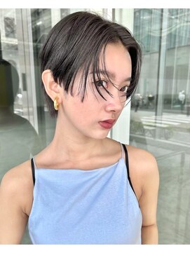 ロンド 銀座(Lond) ☆【春日】ミニウルフレイヤーカット顔周り韓国ショートボブ22