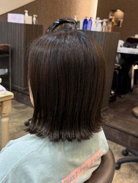 アルターリール(aL ter Rire) くびれヘア/アプリコットオレンジ/ハイライトカラー/杉田花乃