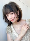 爽やかショートボブで作る大人ナチュラル