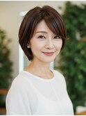 40-50代にオススメ★大人のエアリーショートレイヤー