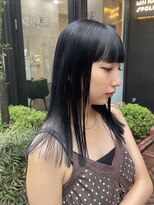 ミンナノポリシー(MIN NANO//POLICY) ブルーブラック|トーンダウン透明感