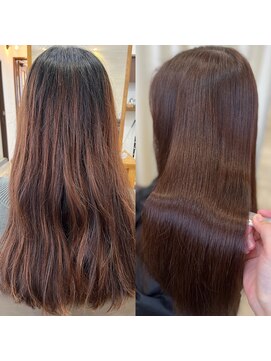 ミラ(MIRA) パサパサ髪から半年後の姿