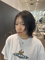 ロンドシエル 横浜(Lond ciel) オリーブグレー/ボブ/顔周り/小顔/レイヤー/髪質改善/縮毛矯正