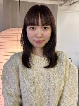 カシェ ナカザキ(CACHE NAKAZAKI) ココアブラウン/レイヤースタイル/レイヤーカット