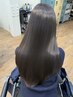 【何回でも使える◎】プレミアム髪質改善ストレート +小顔カット+marbb