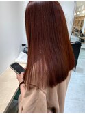 Say.ロングレイヤーピンクベージュローズブラウンイメチェン青山