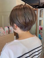 ナック ウメダ(knack UMEDA) 丸みショート×透け感ブラウン【阪急梅田】