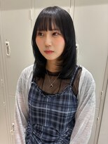 ジーナ 京都河原町(Zina)&nbsp;【京都河原町烏丸】ミディアムレイヤー ブラックカラー 