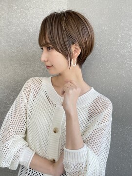 ロンドロゼ 池袋(Lond rose) ♪ナチュラルショート/ミルクティーベージュ/30代40代50代