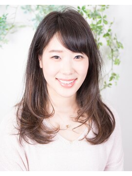 オーガニックサロン フェイス 梅田店(organic salon face) 暗めでも春っぽさを。ナチュラルハイライト