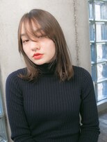 リリアン 青山(relian) シースルーバングで重軽質感ボブ☆relian青山