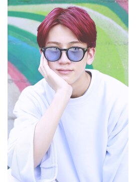 ネス(ness) [RIMMA]ディープレッド/センターパート/ネープレス