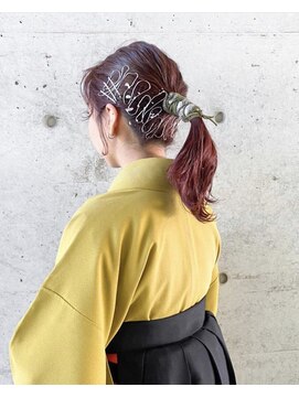 テトヘアー(teto hair) 卒業式 成人式 結婚式 ヘアアレンジ ポニーテール ヘアセット
