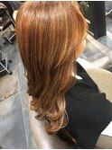 ハイライトシフォンオレンジ
