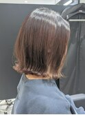 外ハネボブ×インナーカラー×サマーカット